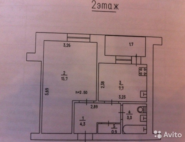1/2/5 чешка 34 м2 с кухней 7.7 м2 ,лоджия. под ремонт  рядом остановка , супермаркет АТБ, детсад и море в 10 мин...