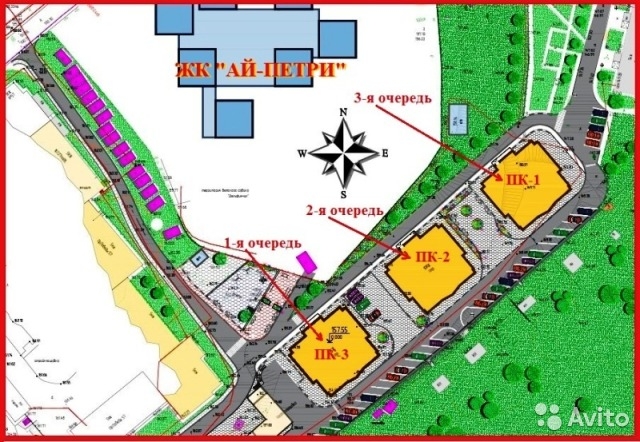 Квартиры от застройщика в ЖК 'АЙ-ПЕТРИ' (м/кв от 45 000 до 55 000 руб.) К ОПЛАТЕ ПРИНИМАЕМ МАТЕРИНСКИЙ КАПИТАЛ!... - 2