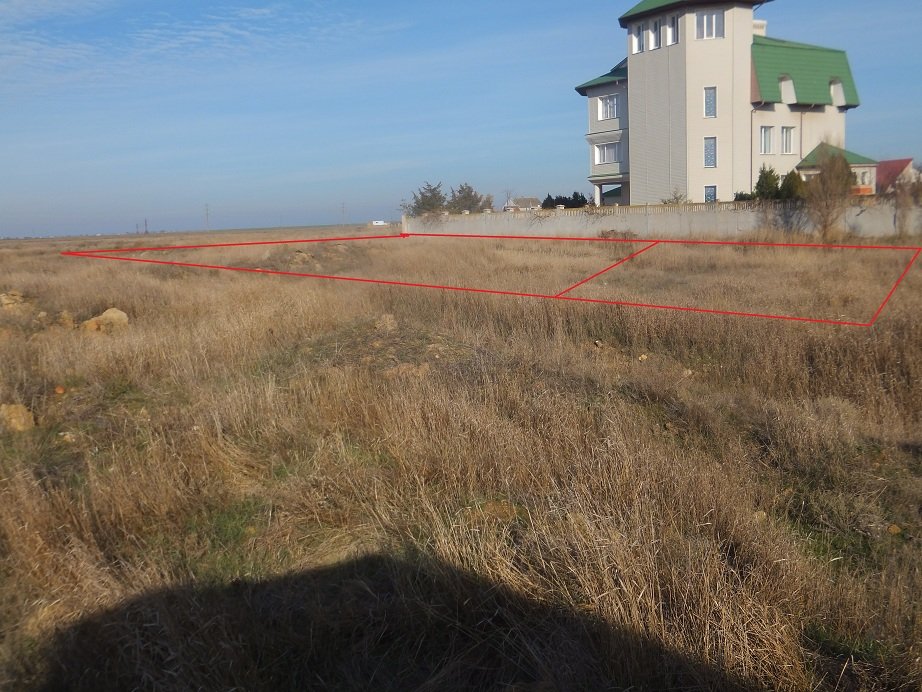 Продается два спареных земельных участка в пригороде Евпатории, Крым, Заозерное по ул. Садовая. ИЖС. Рядом свет,... - 1