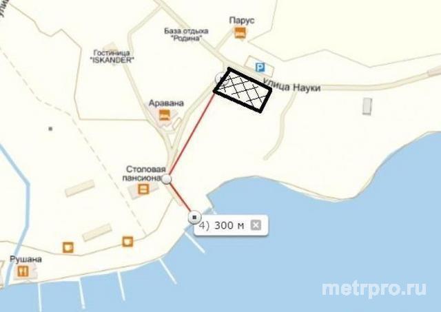 п Курортное, ул Науки, участок 7 соток, ИЖС Земельный участок площадью 7,3 сотки расположен в самом центре пос....