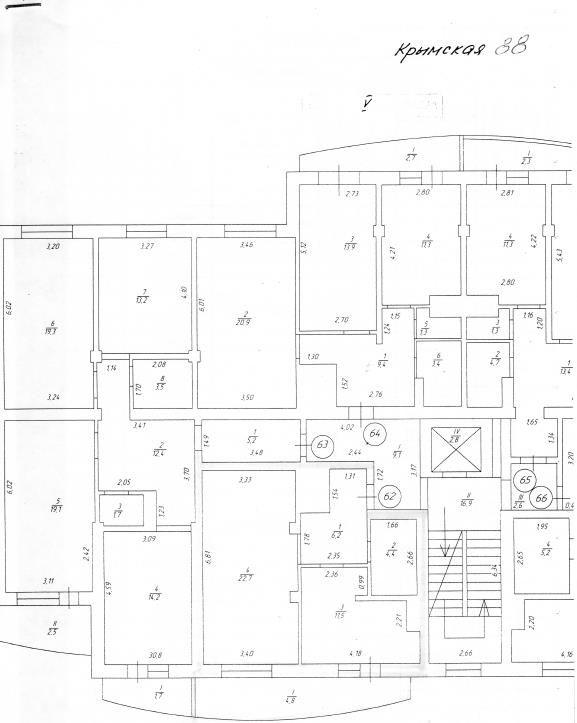 Срочно!!!Квартира возле Крымского рынка в новом монолитно-каркасном доме после строителей. Супермаркет-2мин, рынок -... - 2