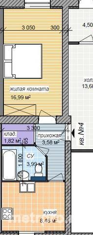 г Феодосия, ул Челнокова. Продается 1 комнатная квартира общей площадью  35 кв.м. Квартира находиться на 1 этаже 5... - 1