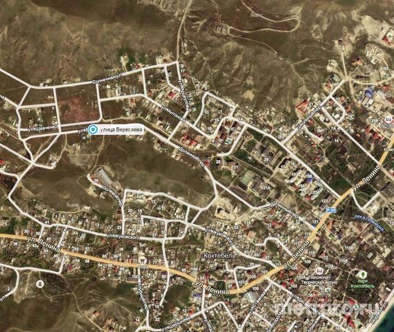 пгт Коктебель, ул Вересаева. Продажа, участок, 8 соток, ИЖС.Участок чистый без строений,ровный.Коммуникации проходят... - 1