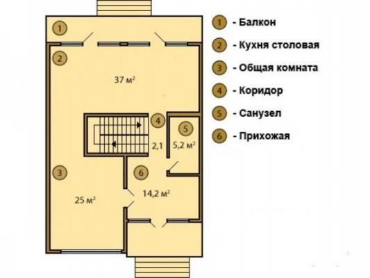 Таунхаус расположен в коттеджном городке на самом чистом и теплом пляже в Крыму в 20км от Севастополя, в пос. Орловка... - 3