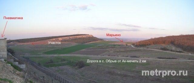 Продам участок 9.2 сот., земли поселений (ИЖС), 4 км до города Продам участок в черте города Симферополя, с. Обрыв.... - 1