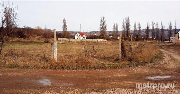 Продам ровный видовой участок в с.Заречное(Симферопольское шоссе) Участок 12 соток.Рядом проходят все... - 2