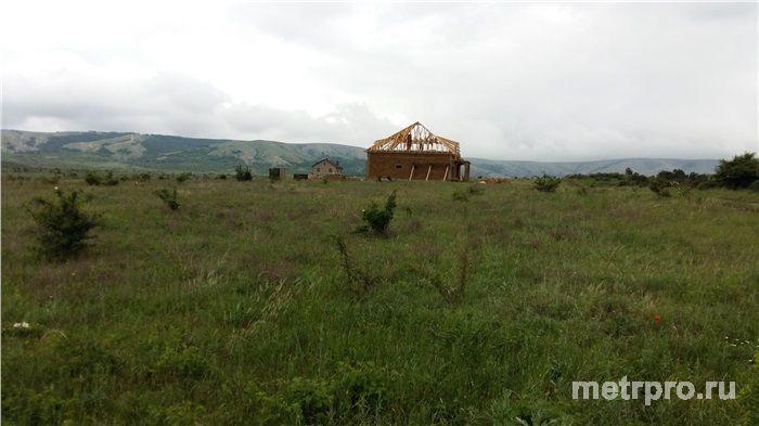 Видовой участок в с. Заречное(Ялтинское шоссе). Симферопольского района. Расположен в первой полосе массива, с... - 1