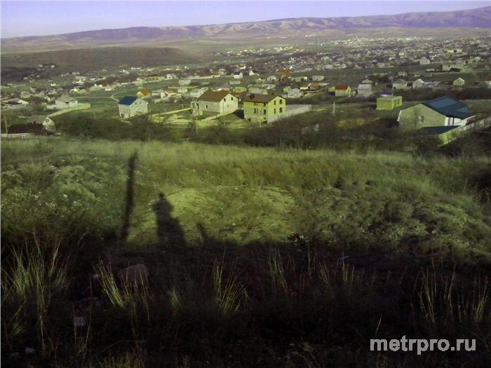 Продам очень видовой участок в с.Пионерское(Понтос) 12 соток земли.Выкопан котлован для фундамента. Есть все... - 3