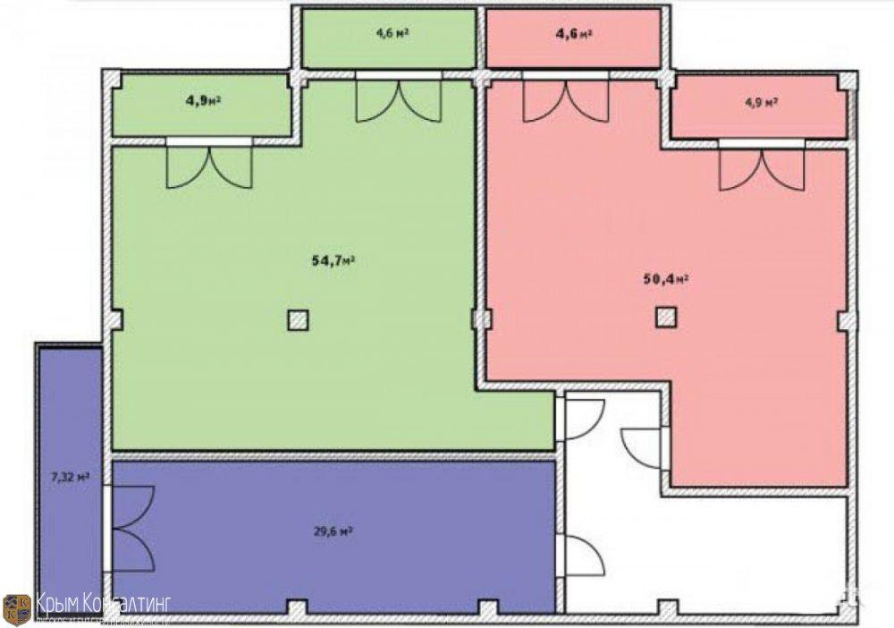 Продам квартиру в Ялте в от застройщика! 2 балкона с видом на море. На квартиру индивидуальное право собственности.... - 2
