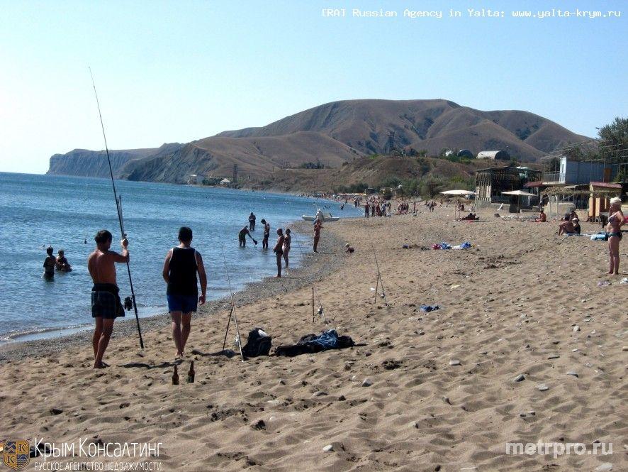 Предлагаем купить участок в Крыму 10 соток в п. Солнечная долина, от г. Судака 10 км. Шикарный вид: море, горы,... - 3