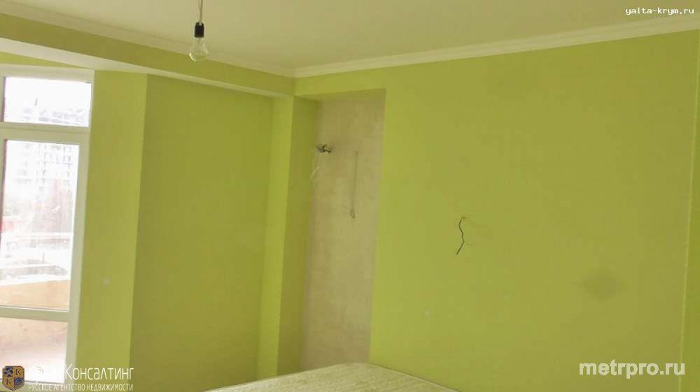 Продам квартиру в Гурзуфе в новостройке. Квартира студия 33 м² на 2 этаже 7-этажного монолитного дома. Квартира... - 5