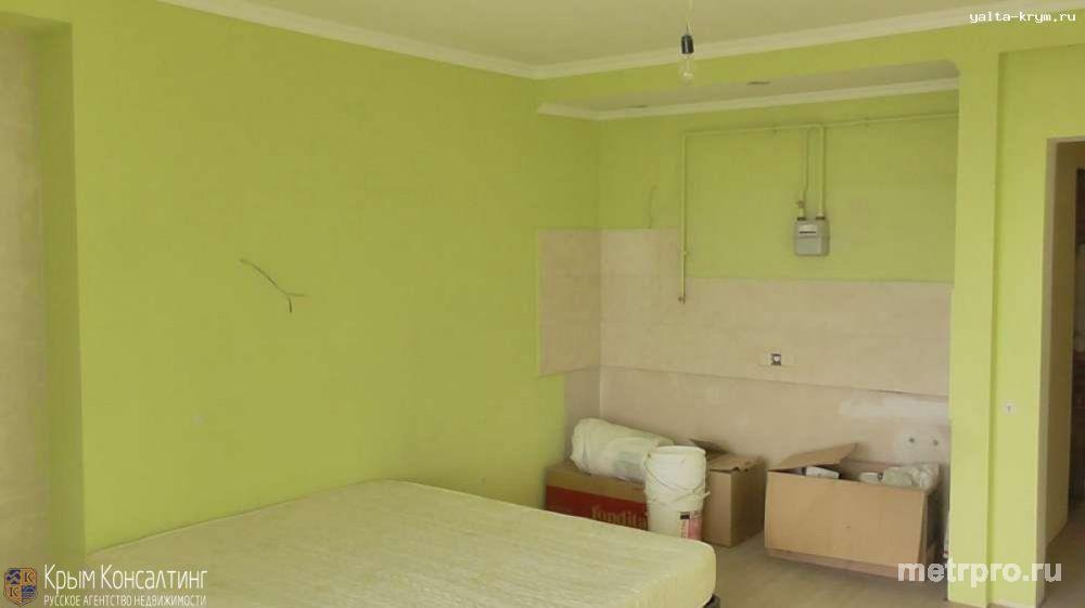 Продам квартиру в Гурзуфе в новостройке. Квартира студия 33 м² на 2 этаже 7-этажного монолитного дома. Квартира... - 6