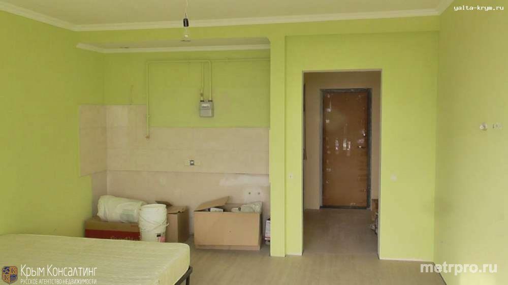 Продам квартиру в Гурзуфе в новостройке. Квартира студия 33 м² на 2 этаже 7-этажного монолитного дома. Квартира... - 7