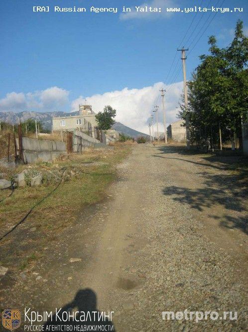 Город Алушта, Сел Верхняя Кутузовка. Земельный участок площадью 8 соток, шикарный панорамный вид. Коммуникации рядом...
