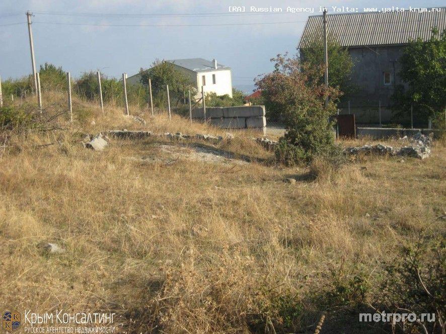 Город Алушта, Сел Верхняя Кутузовка. Земельный участок площадью 8 соток, шикарный панорамный вид. Коммуникации рядом... - 4