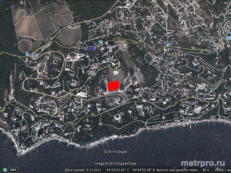 Продается участок земли в п. Кореиз (Мисхор), Ялта.  78 соток, в гос. актах.   Великолепное место под строительство... - 6