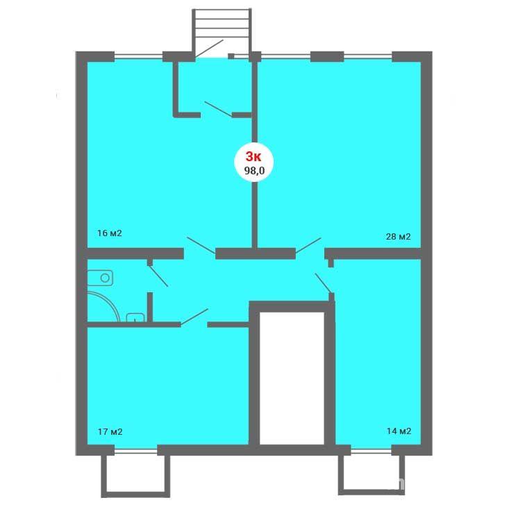 Жилой комплекс 'Багрия' состоит из нескольких отдельных корпусов. Квартира на первом этаже корпуса имеют отдельный... - 4
