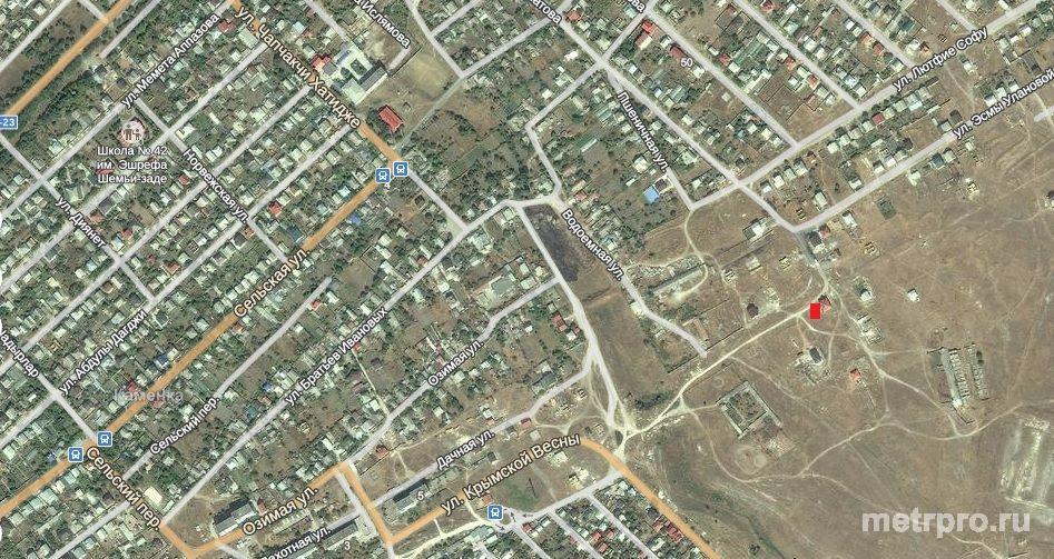 Продам участок 8 Соток.Правильной формы. Район улиц Эсмы-Улановой -Акташ. До торгового Нова центра 7 мин.Рядом школа,... - 2