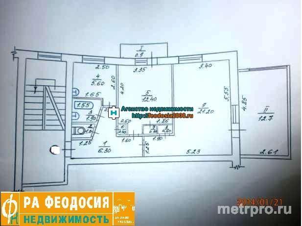 г Феодосия, ул Крымская. Продажа, 2-х ком. квартира, 64 кв.м.В 2х минутах школа, два садика, рынок, почта.5... - 1