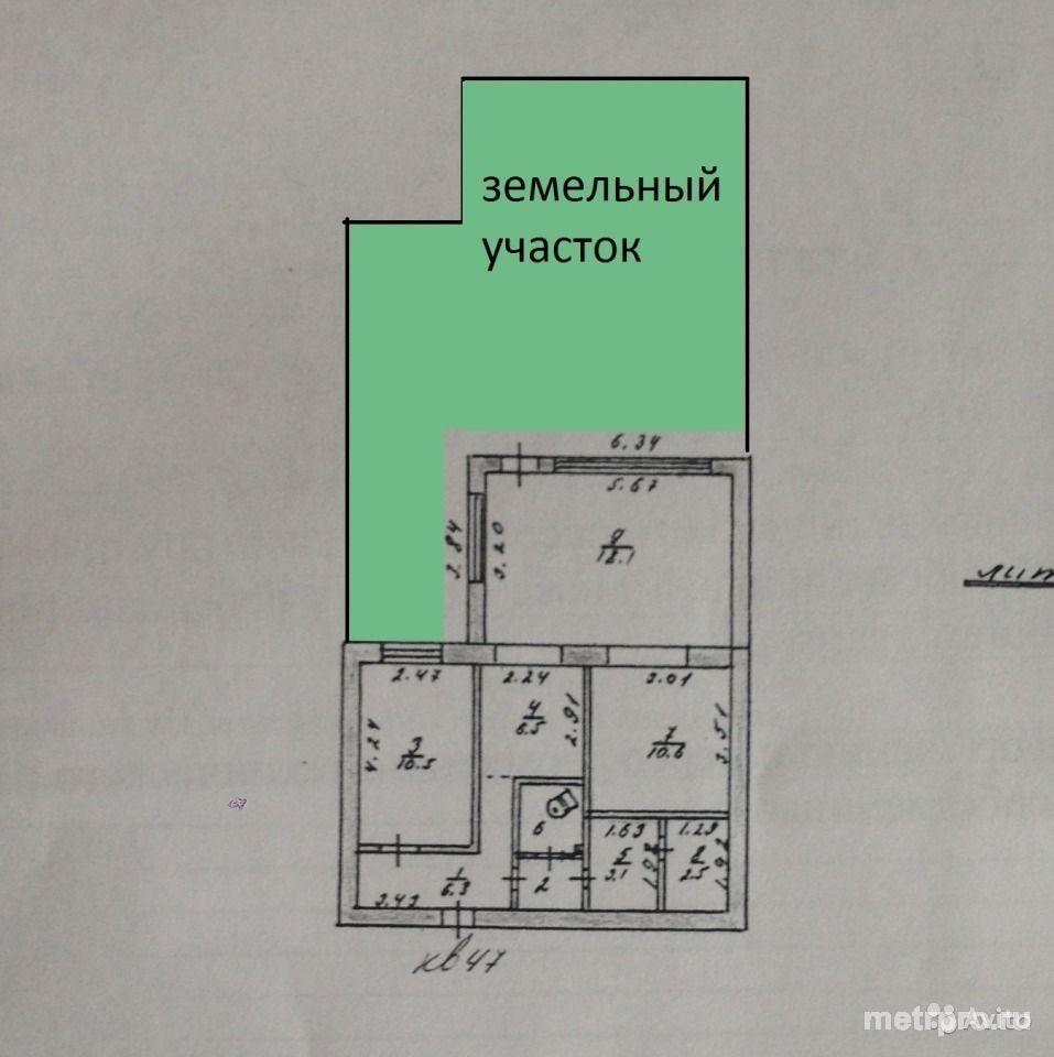 Срочно продам свою уникальную 2х комн. кв. Удобная перепланировка, земельный участок с выходом из гостиной, большой... - 2
