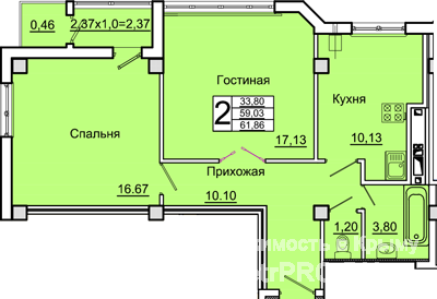 Дом сдан. Новостройка. Выполнено: стяжка и шпаклёвка везде по квартире (кроме санузла с ванной), выполнена система... - 4