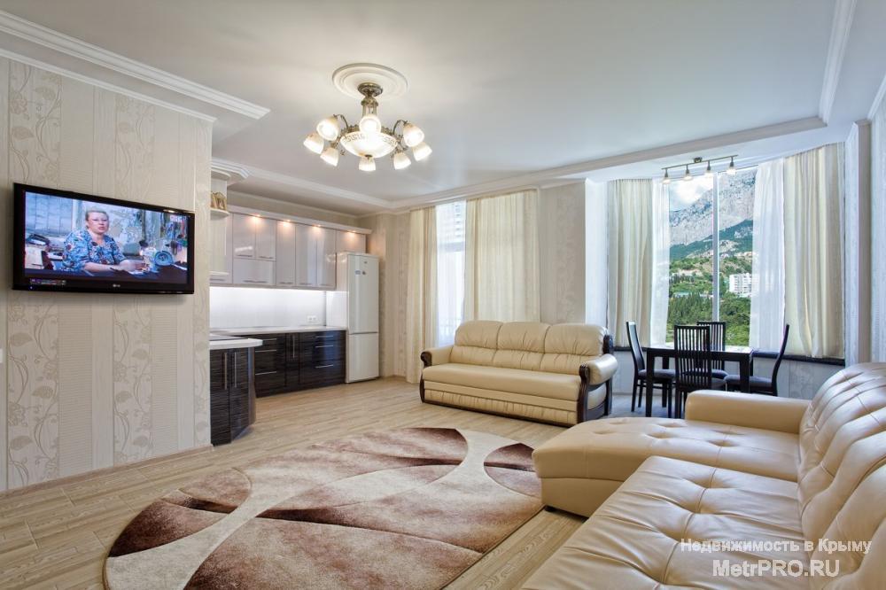 Продается 2 комн. квартира  с дизайнерским ремонтом (41 м²) в пгт. Гаспра, Крым, Октябрская, 11.   Никто не проживал.... - 3
