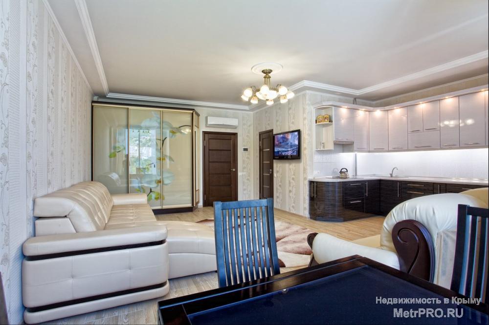 Продается 2 комн. квартира  с дизайнерским ремонтом (41 м²) в пгт. Гаспра, Крым, Октябрская, 11.   Никто не проживал.... - 8
