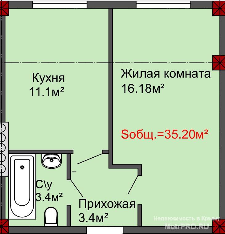 Предлагаем квартиру на этапе строительства по доступной цене!    Закрытая придомовая территория,въезд только для...