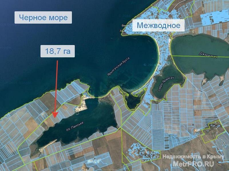 Продается земельный ПАЙ 18,7 гектар рядом с с. Межводное, Черноморского района, госакт для ведения товарного... - 1