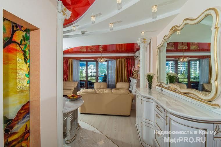 Продается 2 комн. квартира (85 м²) в г. Ялта  ПАНОРАМНЫЕ АПАРТАМЕНТЫ с НЕПОВТОРИМЫМ ВИДОМ на МОРЕ и ВЕЧНОЗЕЛЁНЫЙ ПАРК... - 4