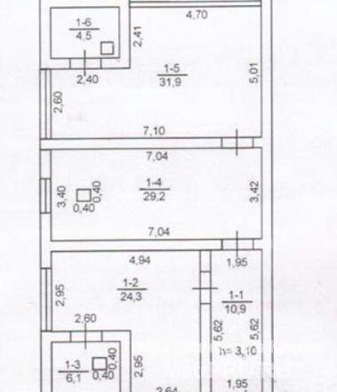 Продается 2-х комнатная квартира, по адресу: ул. Щербака, расположена 1эт. / 8 эт. монолитно-кирпичного дома. Общая... - 1