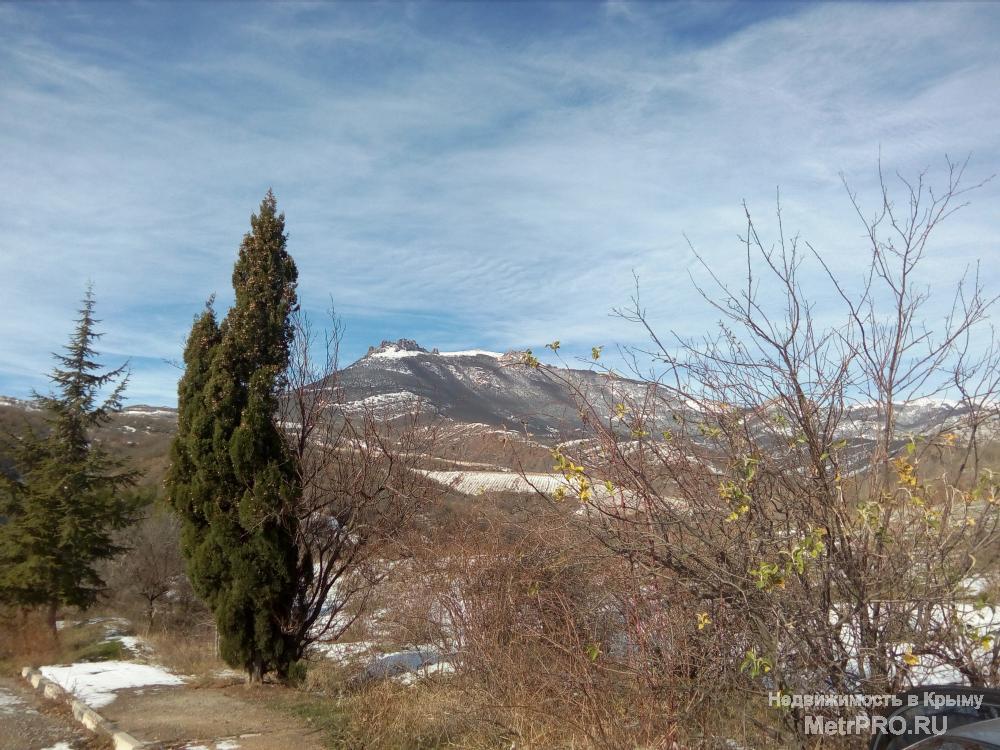 Продам панорамный участок 8 соток , в р-не г. Алушта,  ИЖС. Свидельство РФ, кадастровый паспорт РФ. Участок находится... - 4
