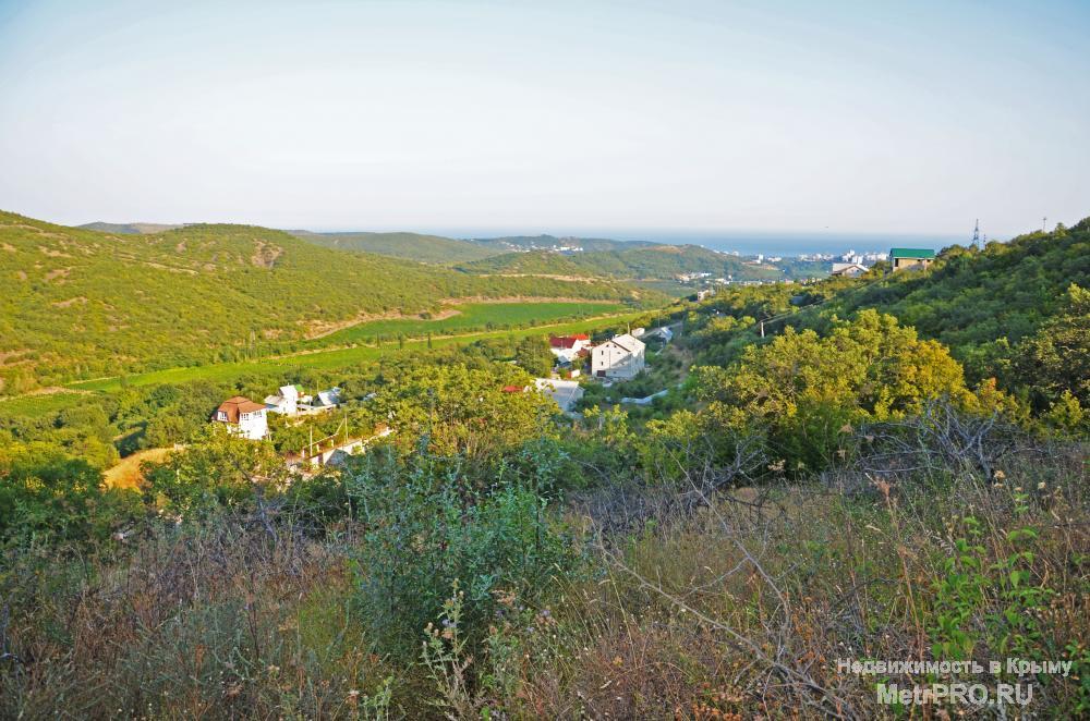 СРОЧНО ПРОДАМ! участок под ИЖС в 4 (четырех) км от г. Алушта, видовой, 20 соток под индивидуальное строительство,... - 2