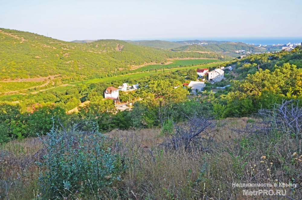 СРОЧНО ПРОДАМ! участок под ИЖС в 4 (четырех) км от г. Алушта, видовой, 20 соток под индивидуальное строительство,... - 4