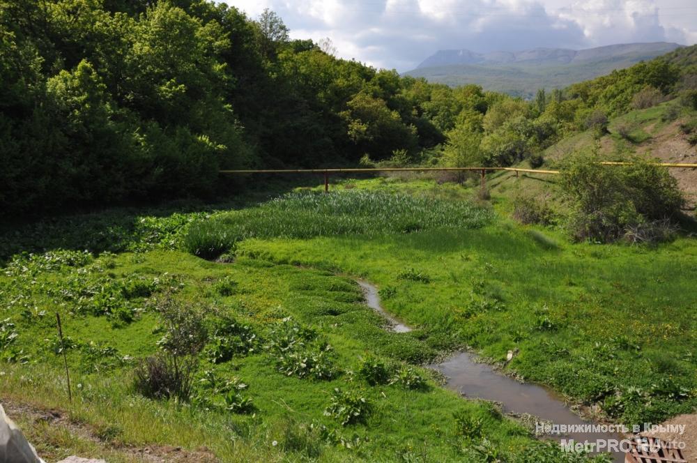 СРОЧНО ПРОДАМ УЧАСТОК !  Расположен в живописной горно-лесной зоне Крыма.  Алушта с.Изобильное.  В 80 метрах от... - 3