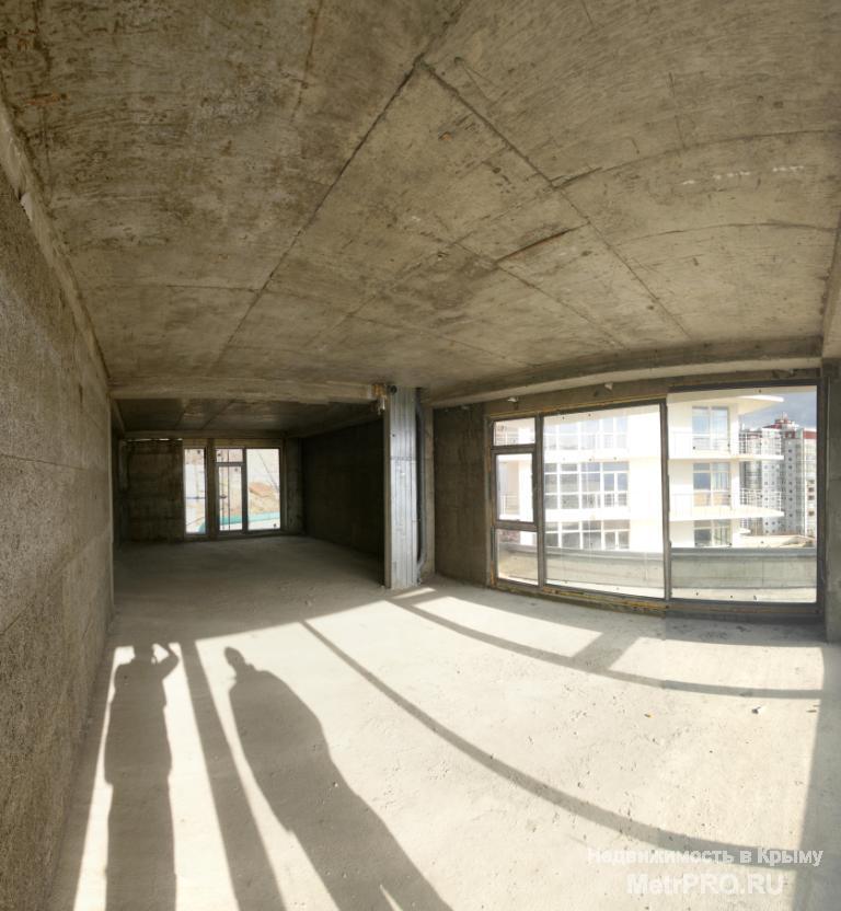 Продается квартира в новом, построенном доме в Мисхоре. Квартира общей площадью 78,5 м2., под черновую отделку... - 7