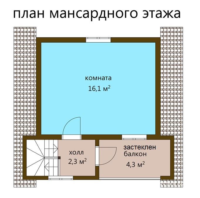 Продается полностью готовый жилой 2-х этажный дом 50 м.кв., с крытой террасой 15 м. кв., новой постройки с... - 7