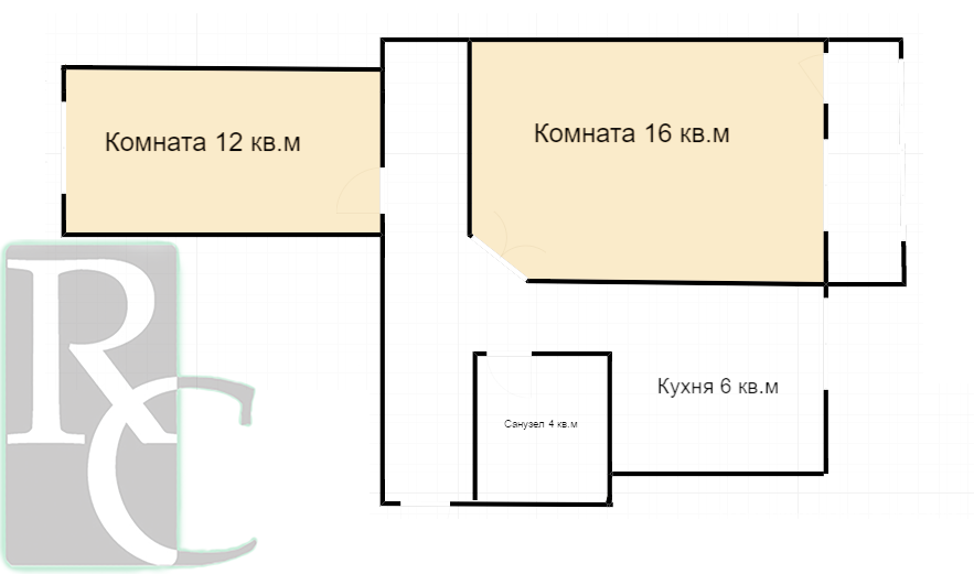 Двухкомнатная квартира с ремонтом в Стрелецкой бухте. Лучшая цена! (41.3 кв.м., 3 100 000 руб.)    Эксклюзивное... - 10