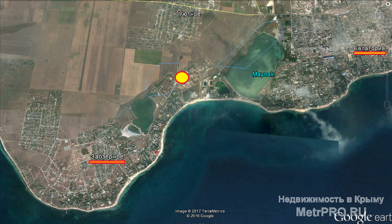 Участок на Лимановке по ул. Могилёвская, 900м от моря.  Продам  земельный участок  15 соток, пгт. Заозёрное  в р-не... - 2