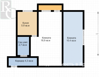Продажа двухкомнатной квартиры ул.Гоголя 20 В    В продаже 2 комн.кв. ул. Гоголя 20 В, район Центр  Квартира -... - 8