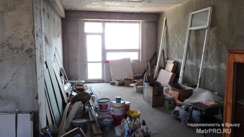 Продам квартиру в Ялте на ул.Свердлова. 10 этаж. Элитный ЖК «Эгоист». Общая площадь 74,6 м2. Под отделку. Охрана,... - 3