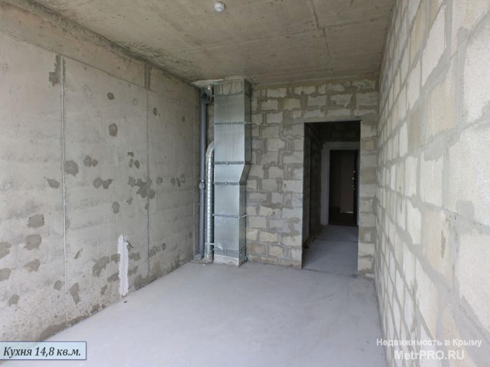 Продам видовую 3-комнатную квартиру в Алуште.   Общая площадь квартиры 96,3 кв.м. расположена на 9м этаже 14-этажного... - 2