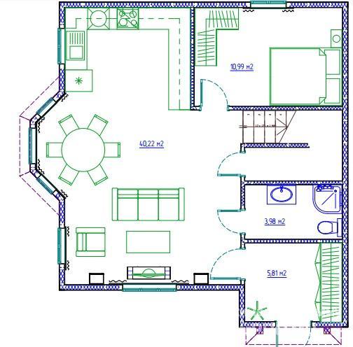 Продам дом 140 кв.м.,2 этажав с.Веселое.Дом построен по современному проекту Энергосберегающих технологий из... - 3