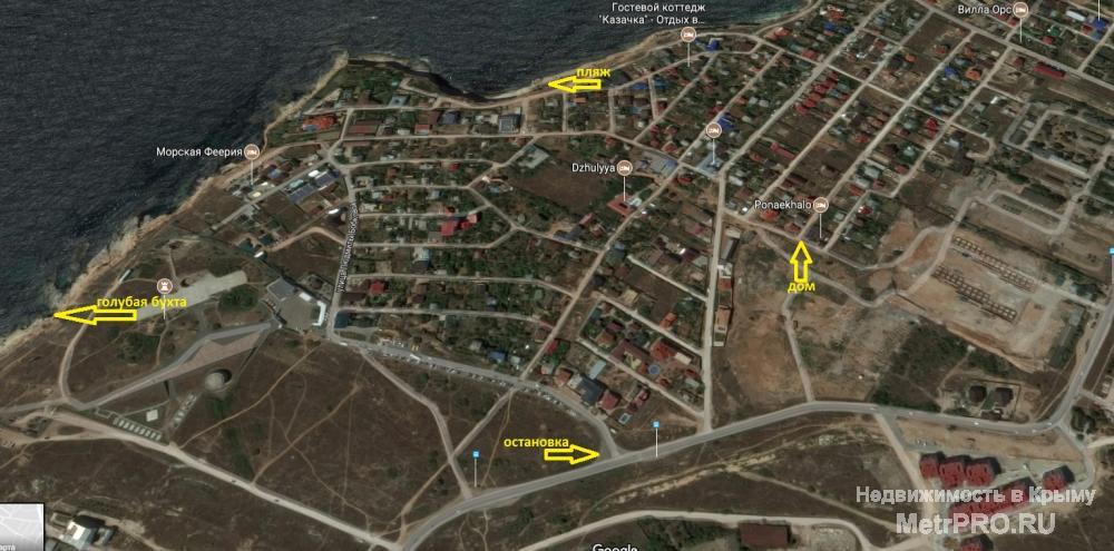 Дом новой постройки в Б. Казачья рядом с 35-батареей. Дом расположен в хорошем месте, асфальтированная дорога. Летняя... - 7