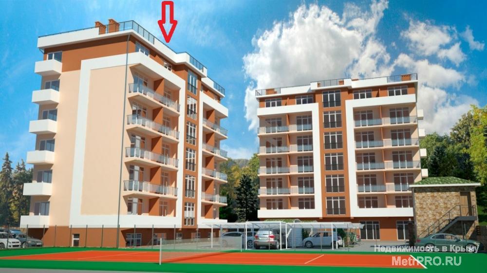 1 003 000 р Малометражная квартира-студия  17 кв м   с балконом ,  ( студия 15 кв м  + 2 кв м  балкон ) в Гаспре (8... - 10
