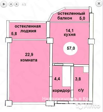 Последние квартиры в СДАННОМ ДОМЕ !     Крупногабаритная 1 ком. квартира с удобной планировкой и ВИДОМ НА МОРЕ !... - 3