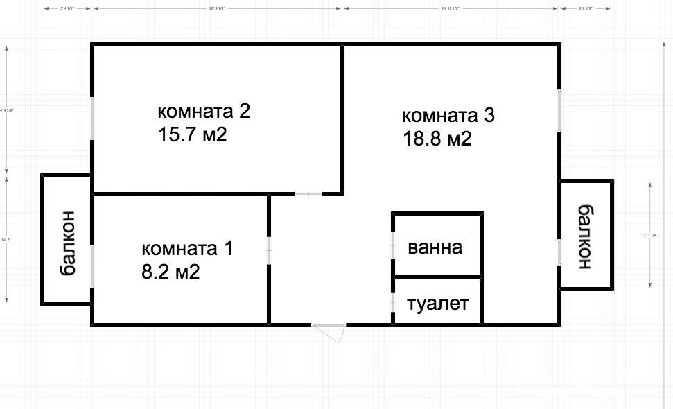 В продаже трехкомнатная квартира от строителей в новом доме на Радиогорке!  Квартира расположена в экологически...