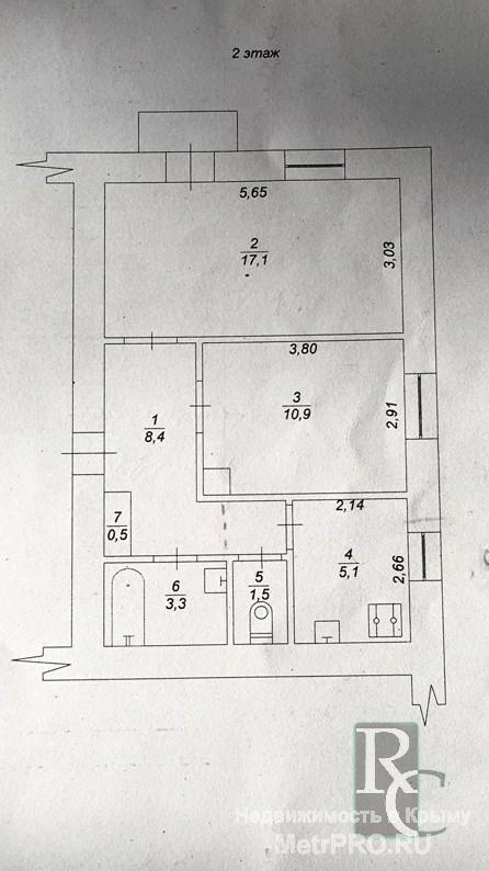 В продаже квартира в историческом центре Севастополя - улица Нахимова.   Один из первых домов от главной городской... - 11