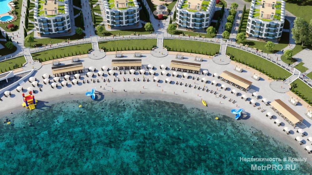 Апартаменты с видом на море, у пляжа, улица Челнокова ! От 1,562 млн за 21.7м2 ! Есть также трёхкомнатные... - 4