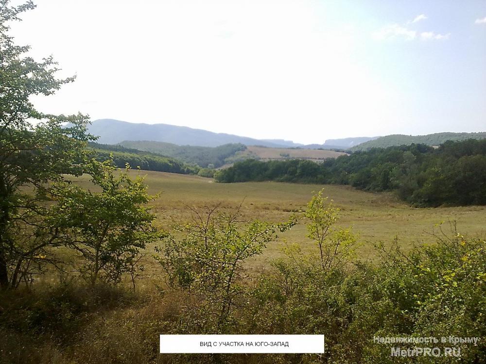 Продается участок ЛПХ с озером, район п. Голубинка, поселок Аромат, вид на гору Бойко.  Участок 1 гектар из них... - 8